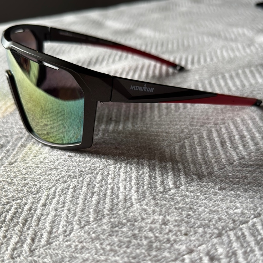 Iron Man Black and Red Swim Goggles with Sleek Design